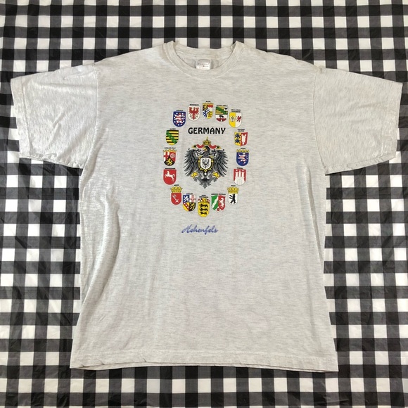 Germany Crests City Flags Hohenfels Tourism Grey T - Picture 1 of 8